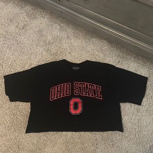 Cropped Ohio State Tshirt- fairly new